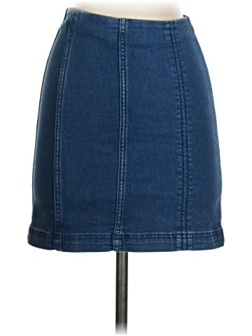 Free People Denim Skirt (view 1)