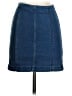 Free People Solid Blue Denim Skirt Size 0 - photo 1