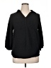 Papermoon Black 3/4 Sleeve Blouse Size XL - photo 1
