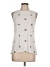 Modern Lux Stars Ivory Sleeveless T-Shirt Size L - photo 1