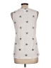 Modern Lux Stars Ivory Sleeveless T-Shirt Size L - photo 2
