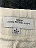 Something Navy 100% Cotton Color Block White Casual Pants Size L - photo 7