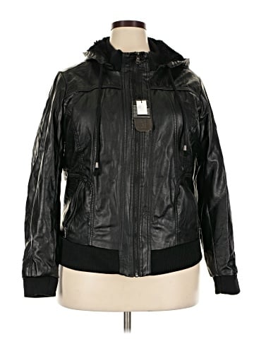 cavalini Faux Leather Jacket (view 1)