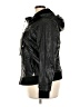 cavalini 100% Polyester Black Faux Leather Jacket Size 3X - photo 5