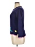 Old Navy 100% Cotton Color Block Purple Pullover Sweater Size XL - photo 5