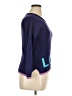 Old Navy 100% Cotton Color Block Purple Pullover Sweater Size XL - photo 4