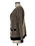 Tahari Houndstooth Brown Cardigan Size M - photo 5