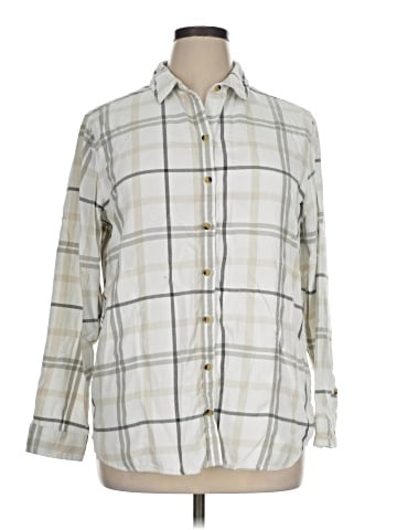 Jachs Girlfriend Long Sleeve Button-Down Shirt (view 1)