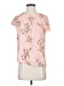 St. John's Bay 100% Rayon Pink Short Sleeve Blouse Size S - photo 1