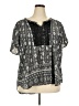 Kim Rogers Gray Short Sleeve Blouse Size 3X - photo 1
