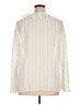 Norton McNaughton 100% Polyester Stripes Ivory Long Sleeve Blouse Size 16 - photo 2