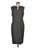 Max Mara Chevron-herringbone Gray Black Cocktail Dress Size L (estimated) - photo 1