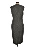 Max Mara Chevron-herringbone Gray Black Cocktail Dress Size L (estimated) - photo 2