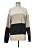 DONNI Color Block Tan Pullover Sweater Size M - photo 1