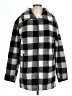 Bob Timberlake Plaid Gray Wool Coat Size L - photo 1