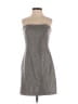 Zara 100% Polyester Metallic Silver Gray Cocktail Dress Size XS - photo 1