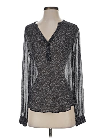 Paige Long Sleeve Silk Top (view 1)
