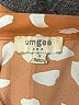 Umgee 100% Polyester Print Orange Short Sleeve Blouse Size S - photo 7