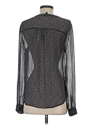Paige Long Sleeve Silk Top (view 2)