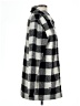 Bob Timberlake Plaid Gray Wool Coat Size L - photo 4