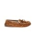 Minnetonka 100% Leather Brown Flats Size 9 - photo 1