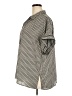 Max Studio 100% Polyester Houndstooth Gray Short Sleeve Blouse Size 3X - photo 5