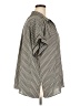 Max Studio 100% Polyester Houndstooth Gray Short Sleeve Blouse Size 3X - photo 4