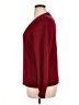 Talbots Outlet 100% Cotton Chevron-herringbone Burgundy Pullover Sweater Size XL - photo 5