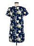Lulus 100% Polyester Floral Blue Casual Dress Size M - photo 2