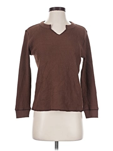 Madewell Waffle Split-Neck Crop Tee (view 1)