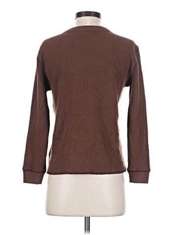 Madewell Waffle Split-Neck Crop Tee (view 2)