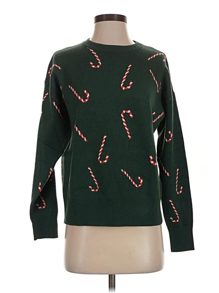 Pre-owned Naif Pullover Sweater In Green
