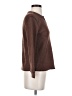 Madewell Brown Waffle Split-Neck Crop Tee Size XXS - photo 4