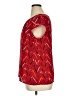 ModCloth 100% Polyester Red Short Sleeve Blouse Size XL - photo 5