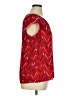 ModCloth 100% Polyester Red Short Sleeve Blouse Size XL - photo 4
