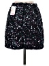 Coco + Jaimeson 100% Polyester Stars Black Casual Skirt Size S - photo 2