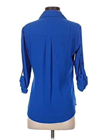 Express 3/4 Sleeve Button-Down Shirt (view 2)