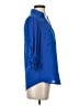 Express Blue 3/4 Sleeve Button-Down Shirt Size XS - photo 4