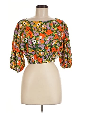 Petal and Pup 3/4 Sleeve T-Shirt (view 1)