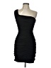 Ruby Rox Solid Black Cocktail Dress Size L - photo 1