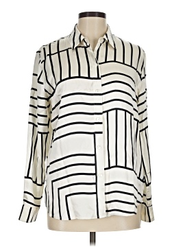 Rails Long Sleeve Silk Top (view 1)