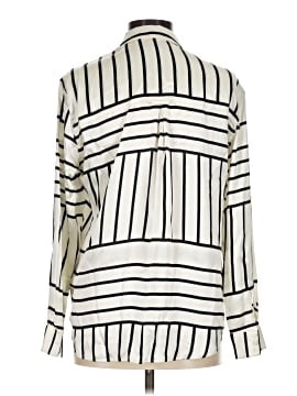 Rails Long Sleeve Silk Top (view 2)