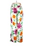 Metrostyle 100% Polyester Tropical White Casual Pants Size 12 - photo 2
