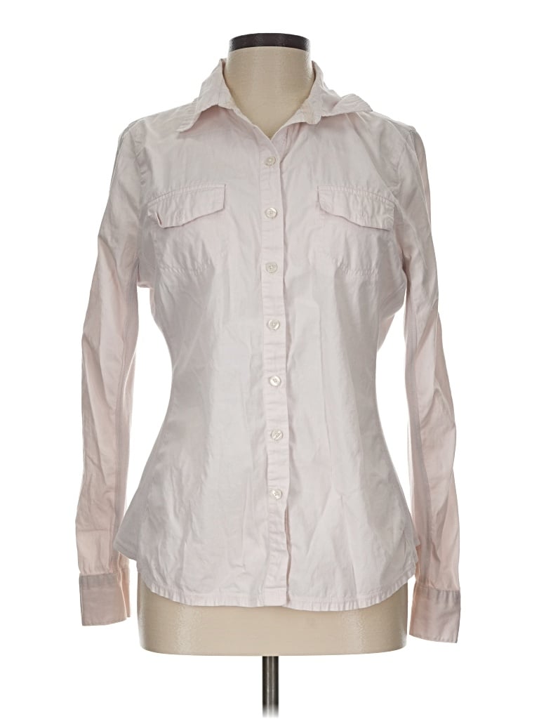 Pre-owned Converse One Star Long Sleeve Button Down Shirt In Ivory