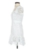 Shein 100% Polyester White Cocktail Dress Size 2 - photo 5