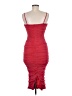 Privy 100% Nylon Red Cocktail Dress Size M - photo 2