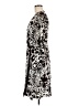 Tory Burch 100% Silk Animal Print Black Cocktail Dress Size 8 - photo 5
