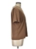 Kasper A.S.L. 100% Polyester Brown Short Sleeve Top Size 12 - photo 4