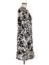 Tory Burch 100% Silk Animal Print Black Cocktail Dress Size 8 - photo 4
