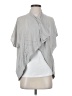 Splendid Gray Short Sleeve Blouse Size S - photo 1